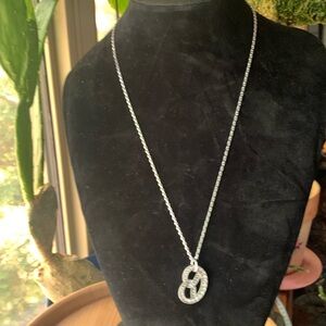 Marc Jacobs  Pretzel Pendant Necklace.
